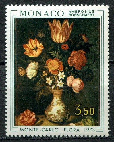 Monaco 1973 flower show art - flower,