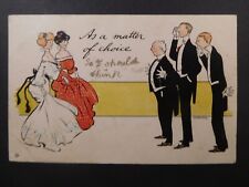 TUCK'S POSTCARD SIGNED Hilda Cowham 1904 "Write Away" Series 1009