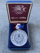 Los Angeles 1984 Glass Olympic Medal Souvenir