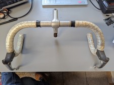 Handle Bars, Brake Levers, Stem, Campagnolo, SR, Raleigh Vintage Alloy