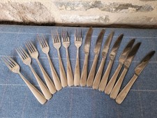 14 Piece Set Royal Doulton 18/10 Cutlery, Stainless Steel, Knives and Forks 