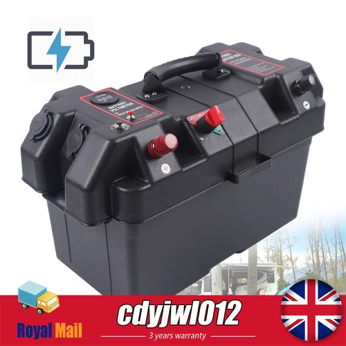 Leisure battery box large with - battery,