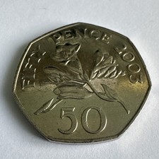 choose between 1997 and 2008 Fifty Pence Coin Bailiwick of Guernsey Freesia