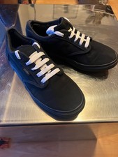 VANS Old Skool Skate Trainers UK 4.5 EU 37 Triple Black Canvas
