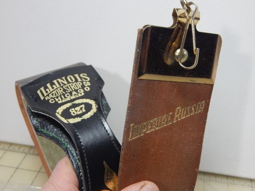 Illinois leather razor strop - razor,