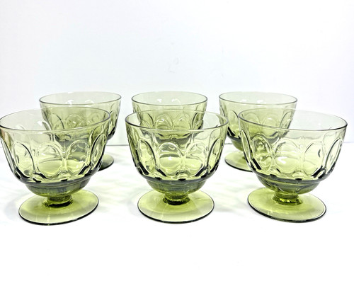 Fostoria olive green footed - olive,