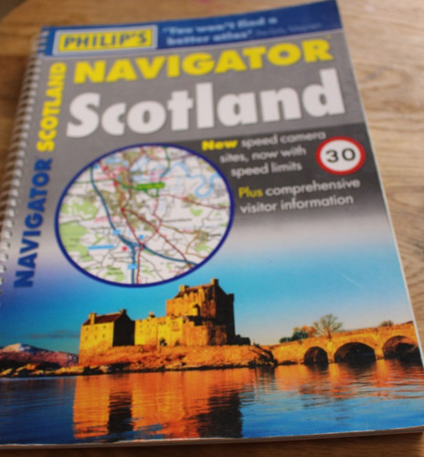 Philips navigator scotland map - scotland,