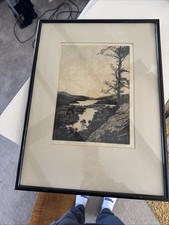 Signed Etching A Watson