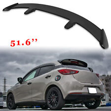 51'' Carbon Fiber Rear Trunk Window Roof Spoiler Wing Lip For Mazda 2 Hatchback