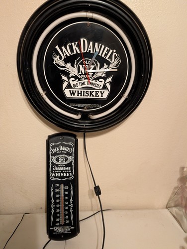 Jack daniel neon wall clock - jack,