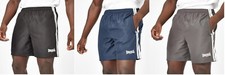 LONSDALE 2 STRIPE WOVEN SHORTSTENNIS SWIMMMING SHORTS XS M L XL 2XL 3XL 4XL NEW