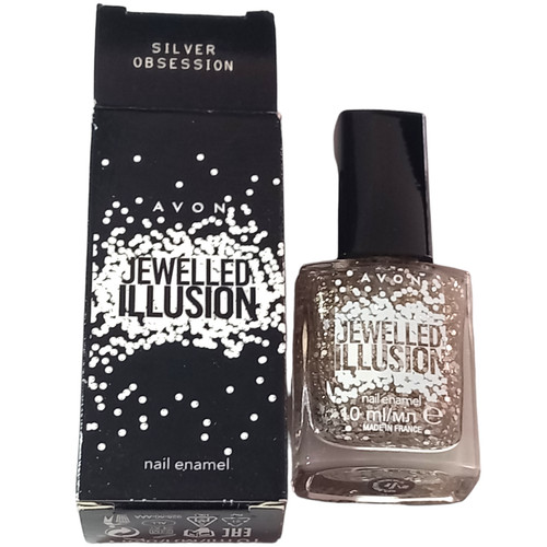 Avon nail polish silver - avon,