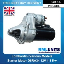 Starter Motor For Lombardini