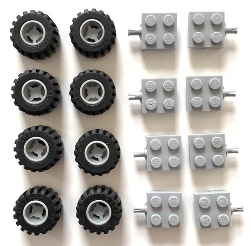 Lego wheels tyres axles - x,