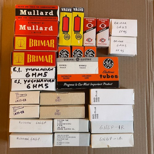 Job lot 24x vintage valves - vintage,