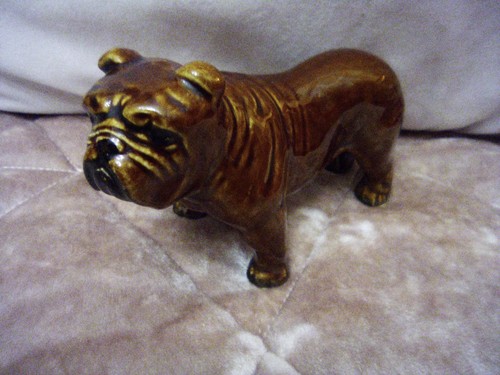 English bulldog ceramic - english,