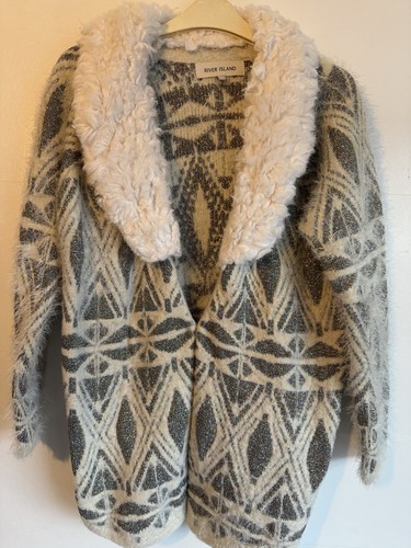River island faux fur trim - river,