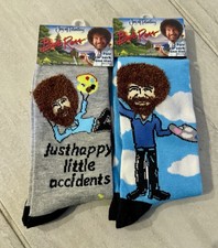 2 Pair of Bob Ross Crew Socks