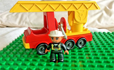 Lego Duplo set 2637 Fire Engine + Fireman figure. x con