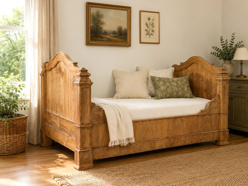 Antique continental walnut day - antique,