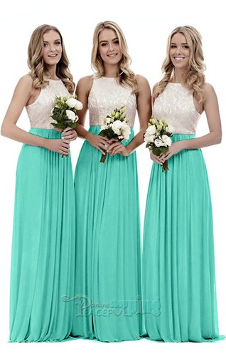 New long chiffon - new, lace