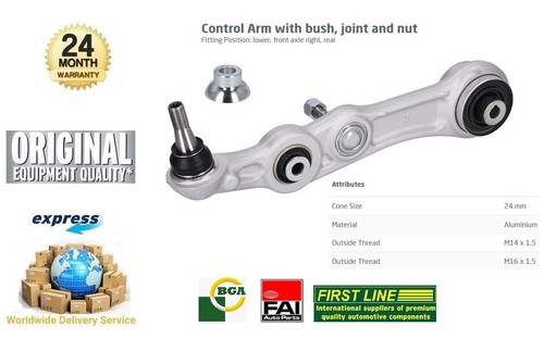 Front right lower rear control - lower,