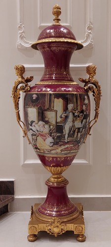 Unique large gilt bronze - 52",