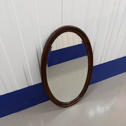Vintage oval wooden wall - vintage,