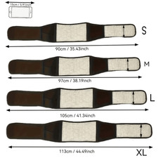 Self-Heating Lumbar Back Support Belt - Adjustable, Comfort Back Pain Relief