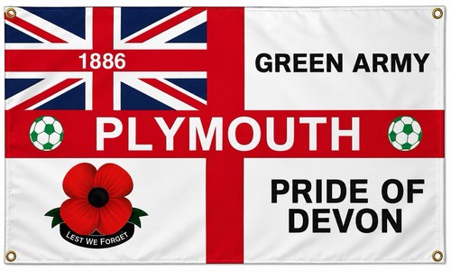 Plymouth argyle flag - flag, by