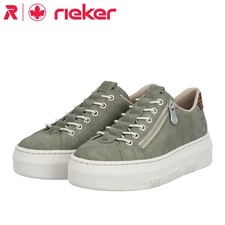 Rieker Womens Green Leather