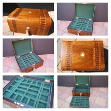19c ANTIQUE FIGURED WALNUT