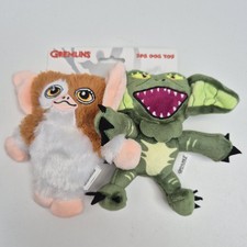 Gremlins 2 Gizmo & Stripe Plushies Toys 2 Piece Dog Toys Squeaky Snuggly