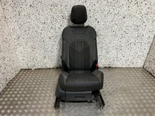22-25 VW T-ROC A1 MK1 R LINE DRIVER SIDE HALF LEATHER FRONT SEAT WITH HEADREST