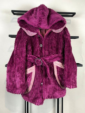 Pink Faux Fur Coat Hooded