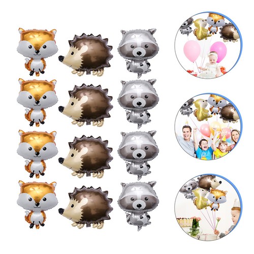 Pcs animal foil - 12, balloon