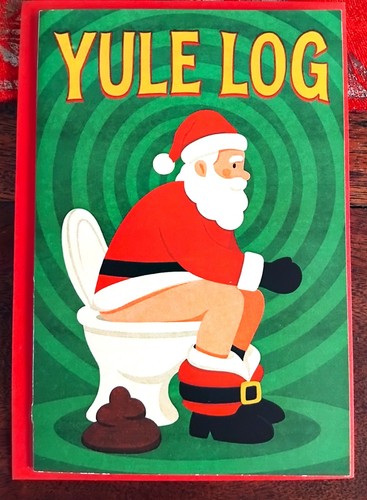Funny christmas card yule - christmas, (yule