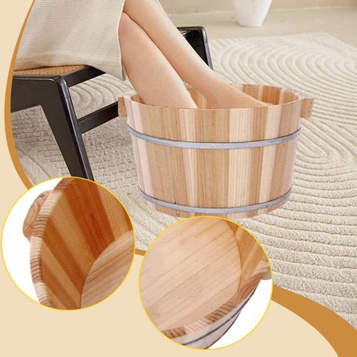 Wood foot bath - wood,
