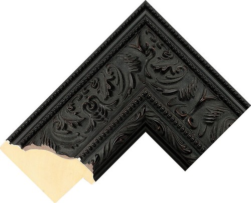 70mm wide black - 70mm, wood