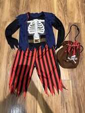 Boys Marks And Spencer Pirate Halloween Costume 9-10 Years Fancy Dress