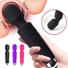 Wand Vibrator Sex Toys for Women Dildo G-Spot Massager Multi Speed Silicone UK