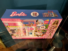 Barbie Dollhouse Playset, two storeys, four play areas, pet, furnishing & Barbie