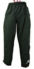 BLACK STRAIGHT LEG WOVEN TRACK