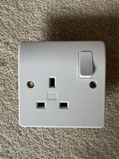 MK Logic Plus 13A 1 Gang Plug