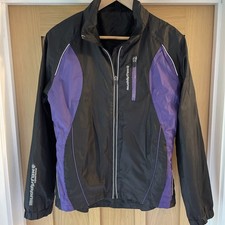 Muddy Fox Ladies Cycling Jacket Black & Purple Size 12