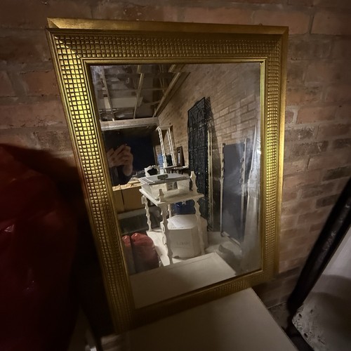Antique gold wood framed - antique, wall