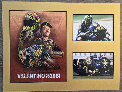 Valentino rossi signed 16x12 - valentino,