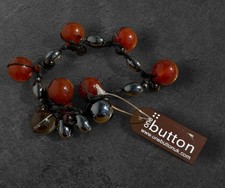 One Button Beaded Bracelet NEW