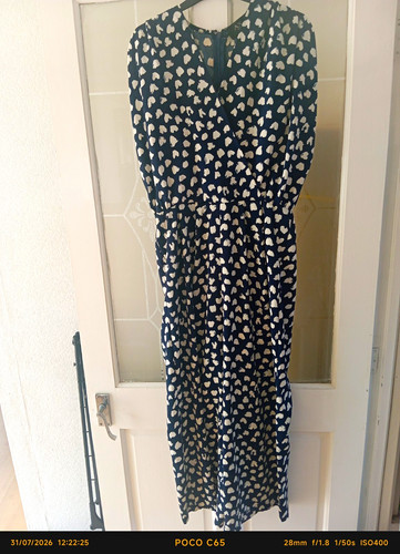Navy white heart - f&f,