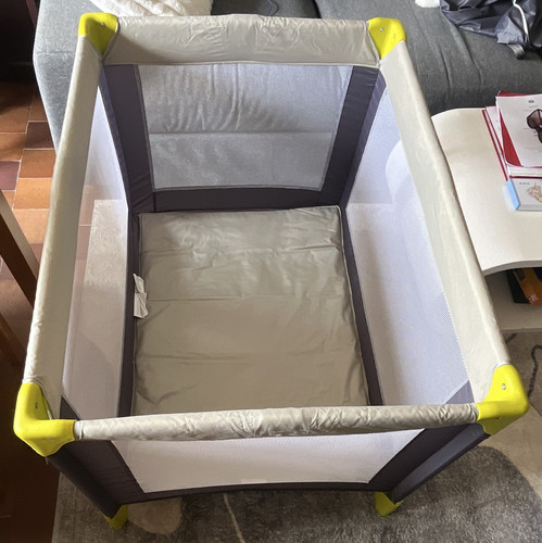 Cuggl grey travel cot - cuggl,